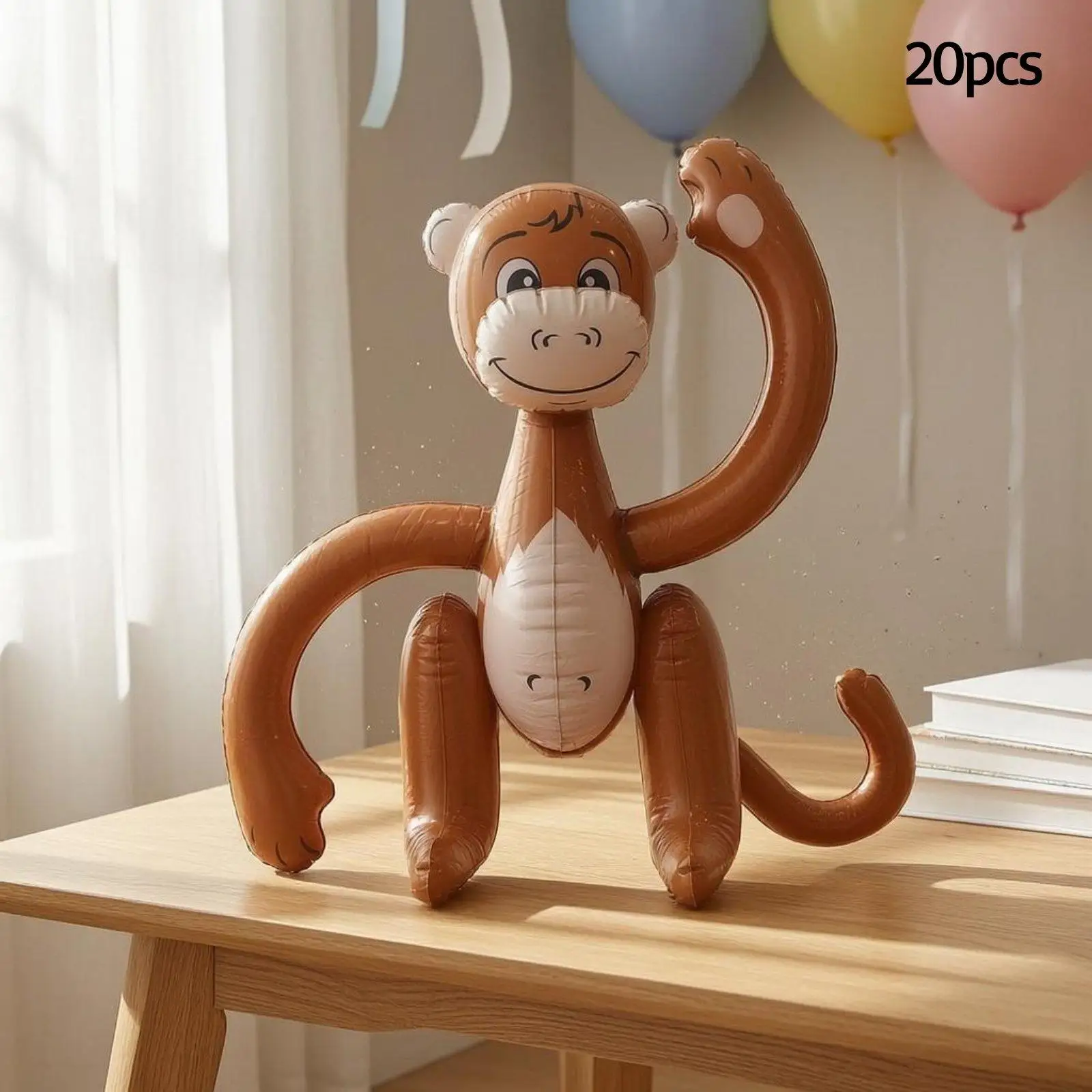 20pcs-inflatable-monkey-decorative-inflatable-jungle-decor-blow-up-animal-toy-figures-toy