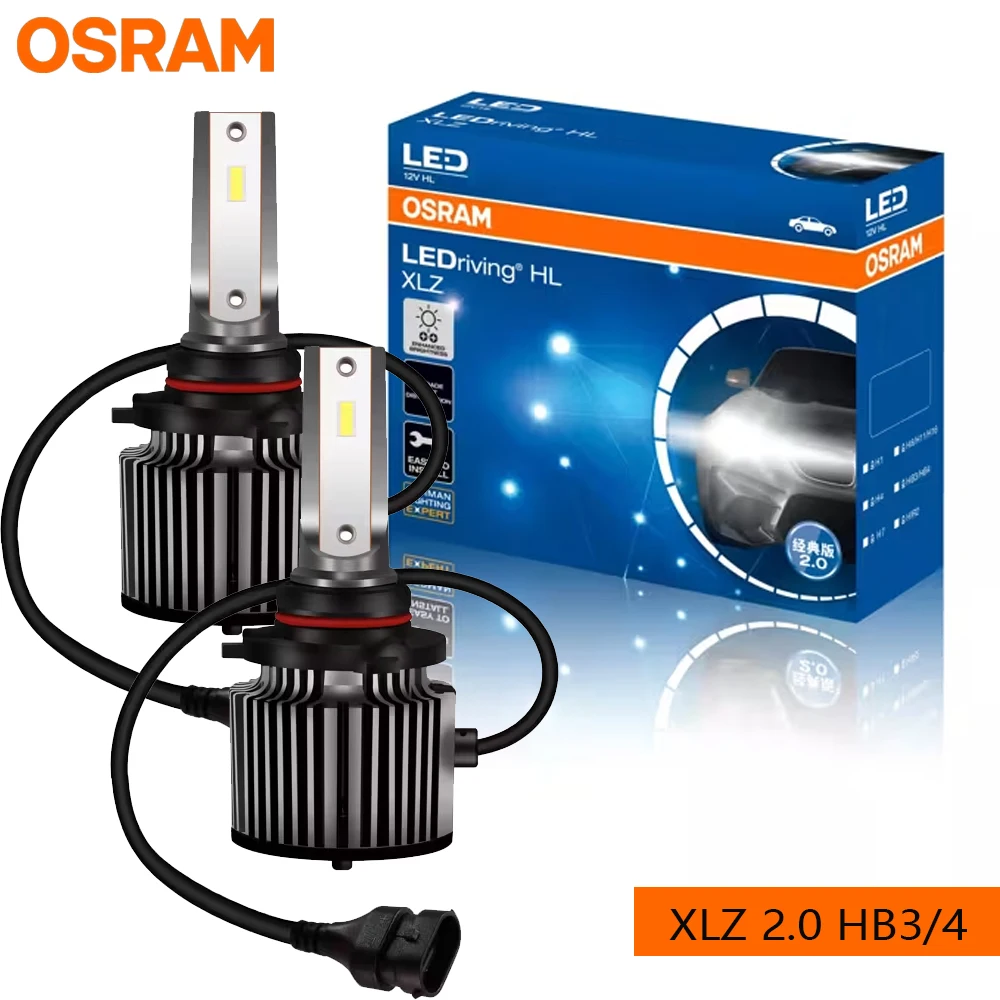 OSRAM LEDriving CLASSIC 2.0 HB3/HB4 12V 27W 6000K LED HEADLIGHT LAMP BULBS BRIGHTNESS INCREASED BY 50% MADE IN CHINA F90056CW,2X