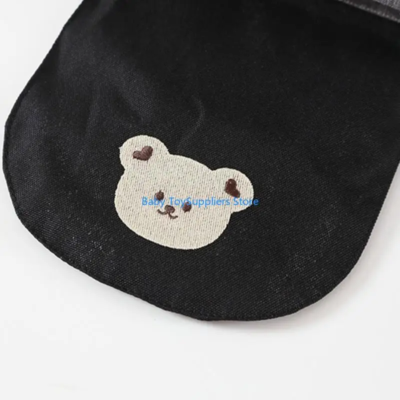 

R1WF Multi-pattern Baby Stroller Bag Pram Organiser Storage Bag for Buggies Diaper Bag Hanging- Bottle Holder