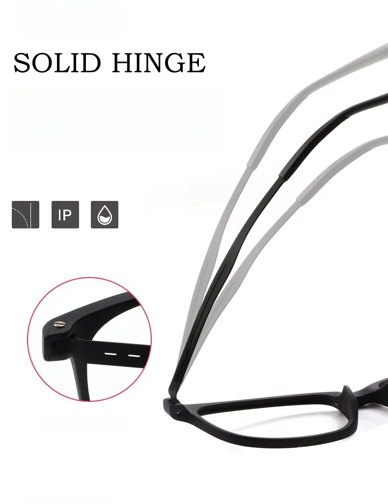 YIMARUILI Ultraleichte, bequeme, flexible TR90-Brille, Retro, rund, Titan, optische Brillengestelle für Herren und Damen – Detail 4