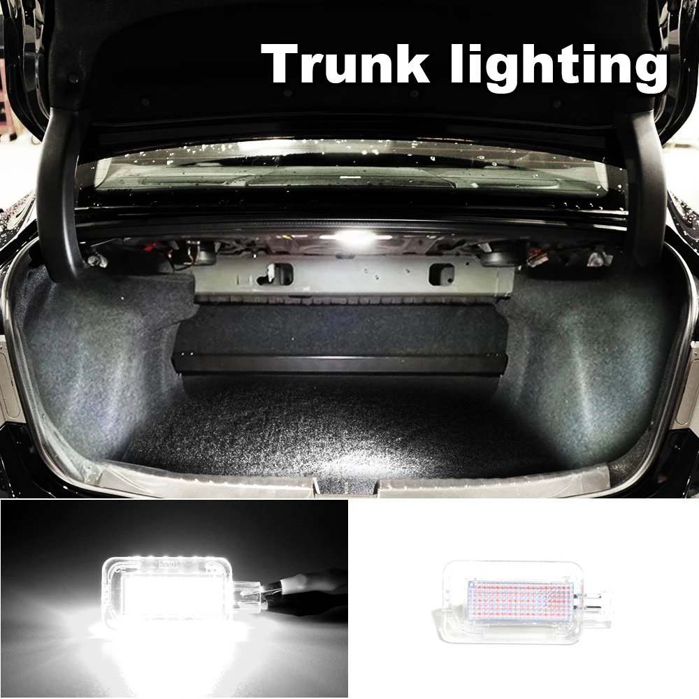 لهوندا أكورد سيفيك صالح انسايت أكورا ILX RSX TL TLX TSX الأبيض LED أضواء الجذع مقصورة الأمتعة مصباح Canbus