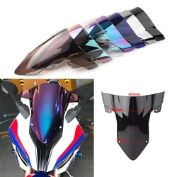 Motorcycle Double Bubble Windshield Deflector Protector Wind Screen For BMW S1000RR S 1000RR S 1000 RR 2019 2020 2021 2022 2023