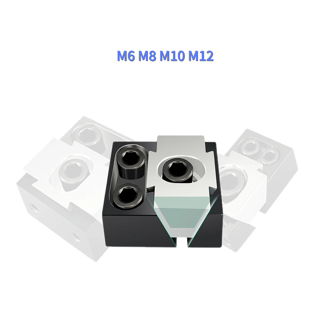 Pneumatic Extended One-Way OK Fixture Multi-Station Side Fixed Expansion Wedge Vise CNC Machining Center Clamping Block 1PCS
