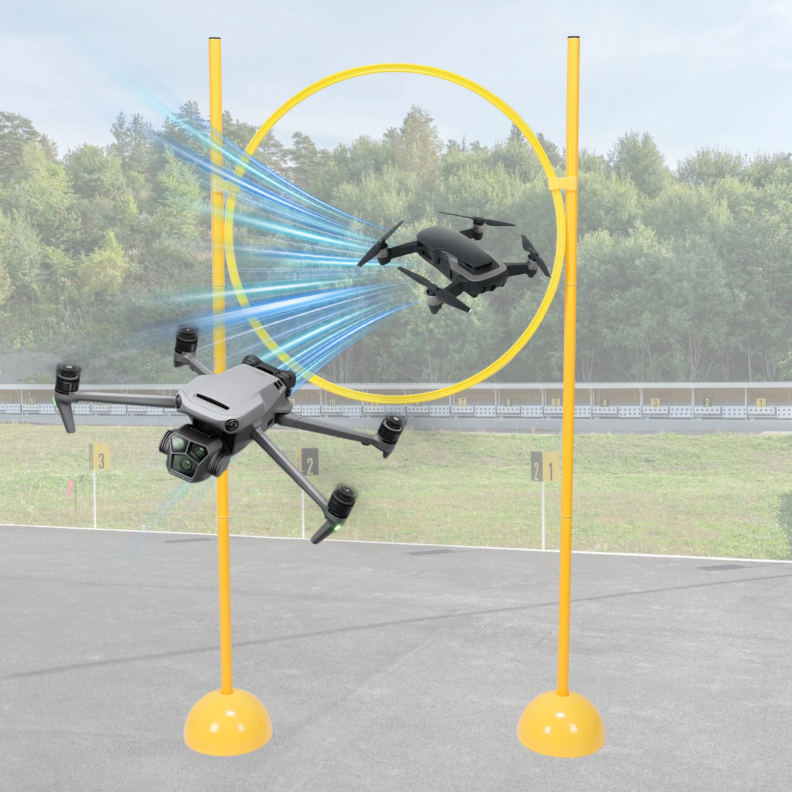 

Набор для строительства трассы для дронов с препятствиями, простой в сборке, для начинающих гонщиков на дронах / для детей 8-12 лет