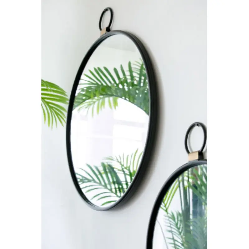 Black frame wall mirror, contemporary minimalist accent mirror, for living room, foyer, entryway, bedroom