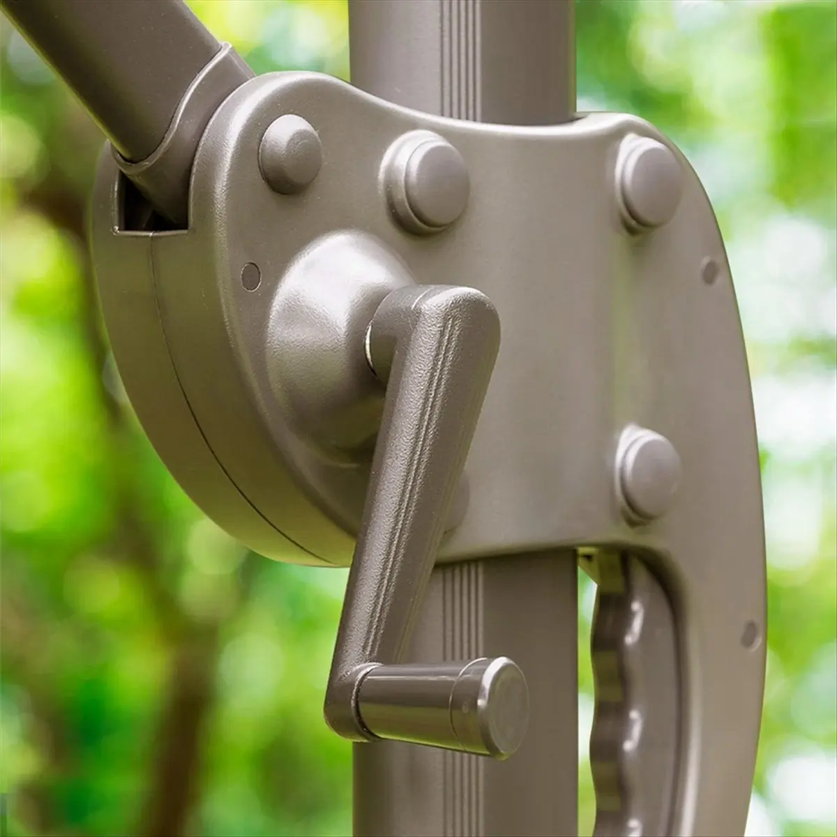 Maniglia per ombrellone Manovella di ricambio per patio esterno, per ombrellone da tavolo da spiaggia, balcone, cortile parasole