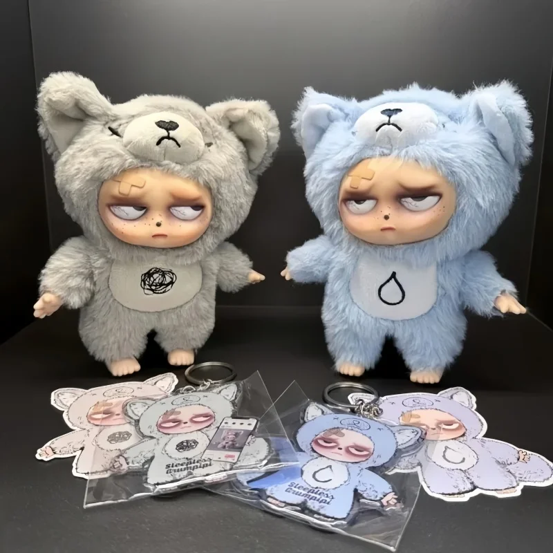 

Hot Genuine Sleepless Grumpipi Series Blind Box Anime Figure Kawaii Doll Bag Pendant Decor Decoration Model Toy Birthday Gift