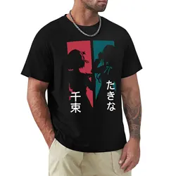 Lycoris recoil Chisato nishikigi and Takina inoue Transparent anime characters silhouette design with Kanji T-Shirt