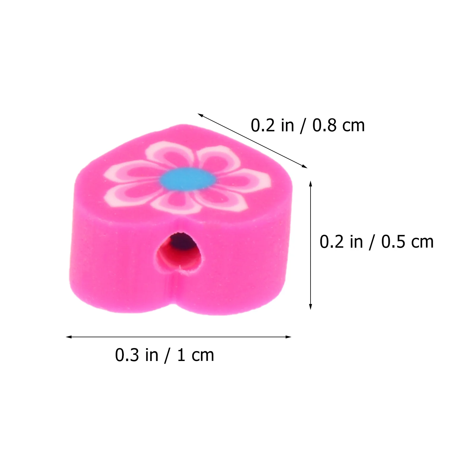 

80pcs Soft Clay Spacer Beads Loose Craft Bead For Jewelry Making Diy Bracelet Necklace Earrings Kids Counting Stringing Activity