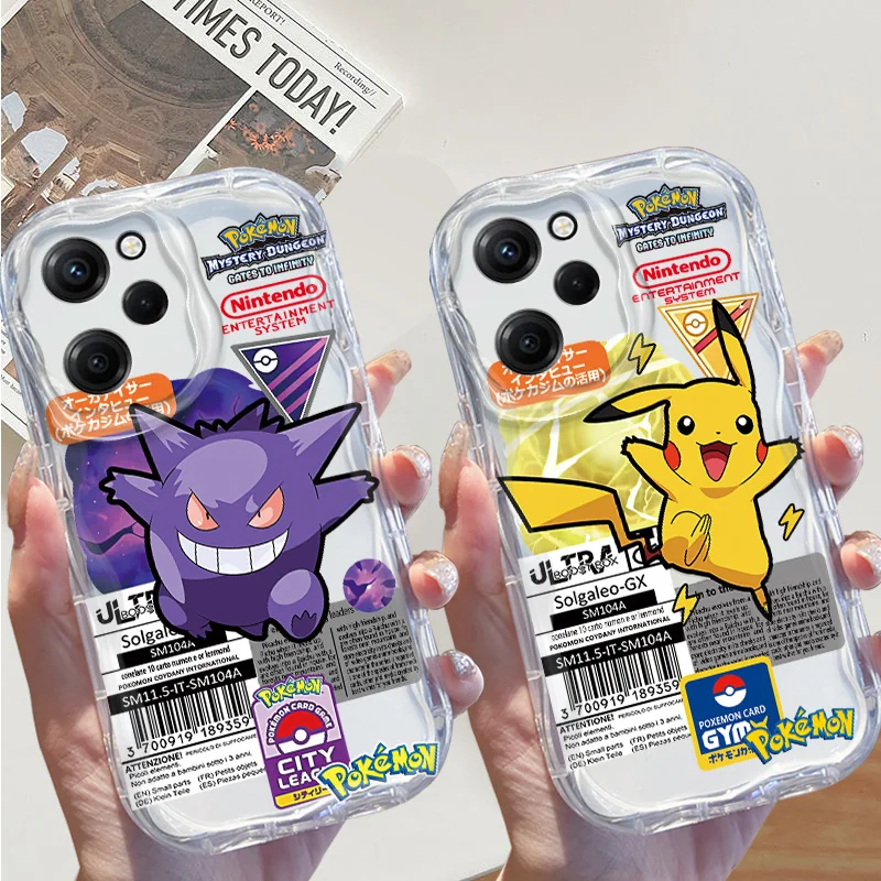 P-Pokémon Funny Cream Phone Case For Xiaomi Mi 14 12 11 X T Lite Pro Poco F X M 2 3 4 5 6 C31 61 NFC GT Pro Funda Shell Cover