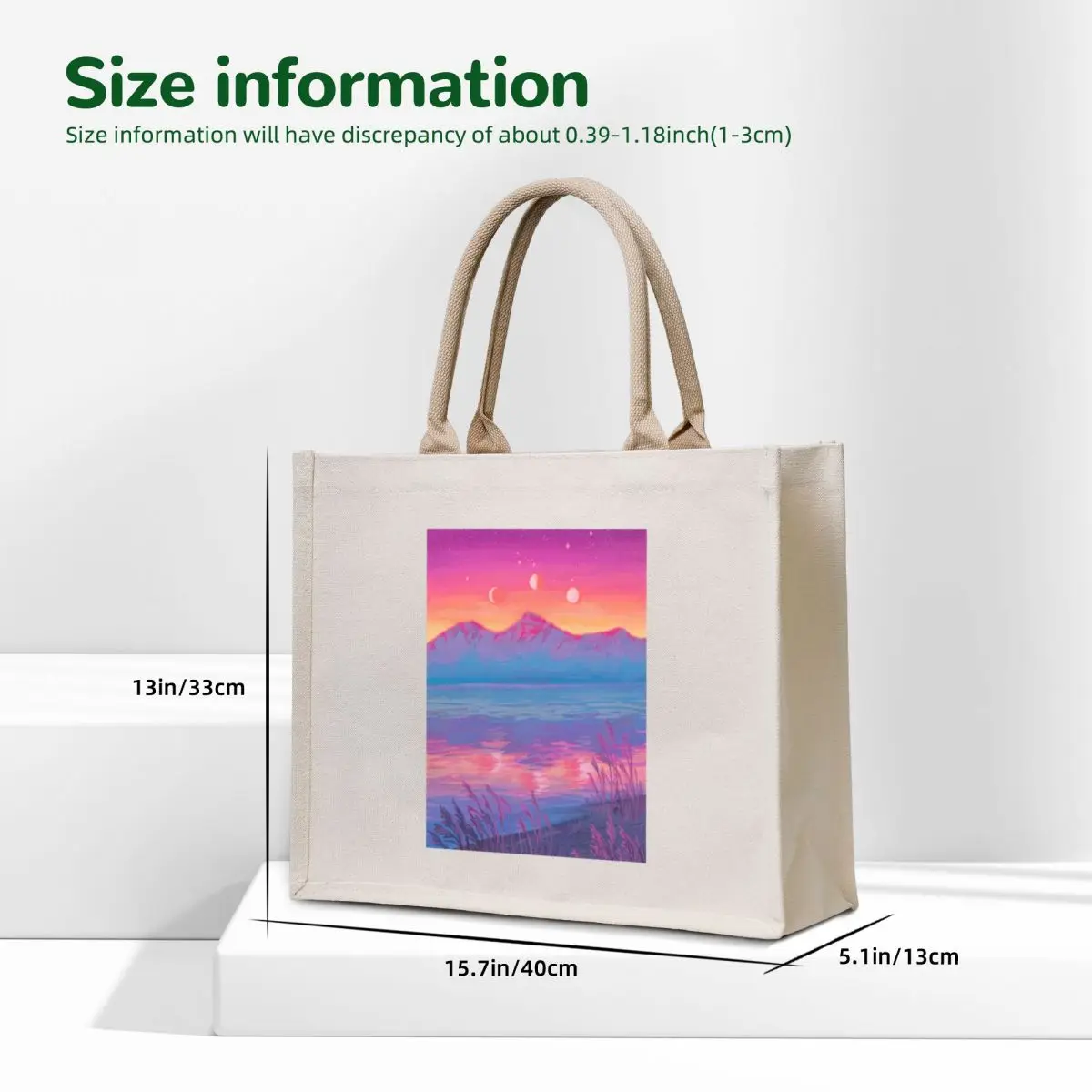 Zodiac Signs as Landscapes - Cancer Tote Bag Women bags Big bag women large tote bag