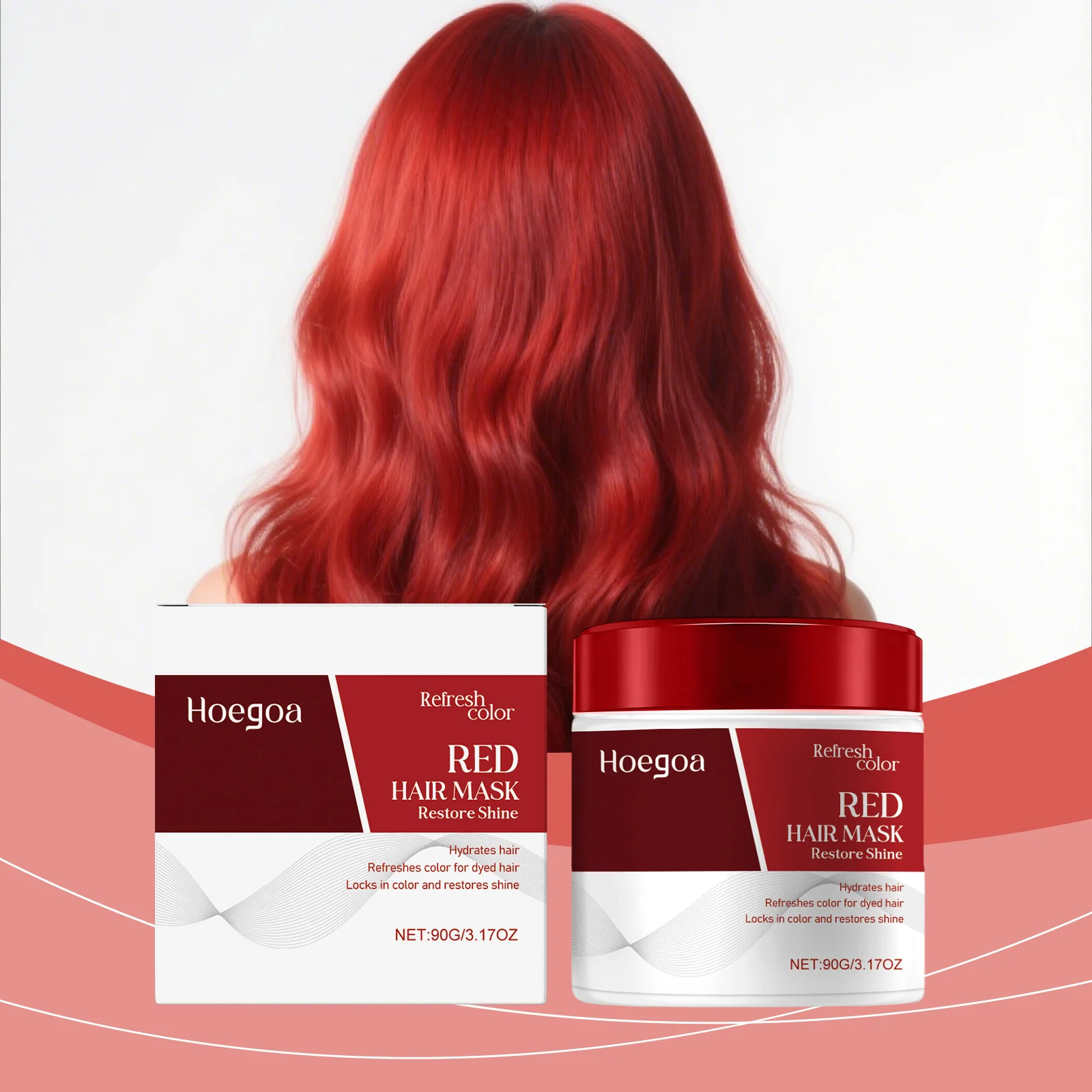 

Moisturizing Hair Mask Nourishes and Softens Dry Frizzy Hair with a Fresh Long-Lasting Scent