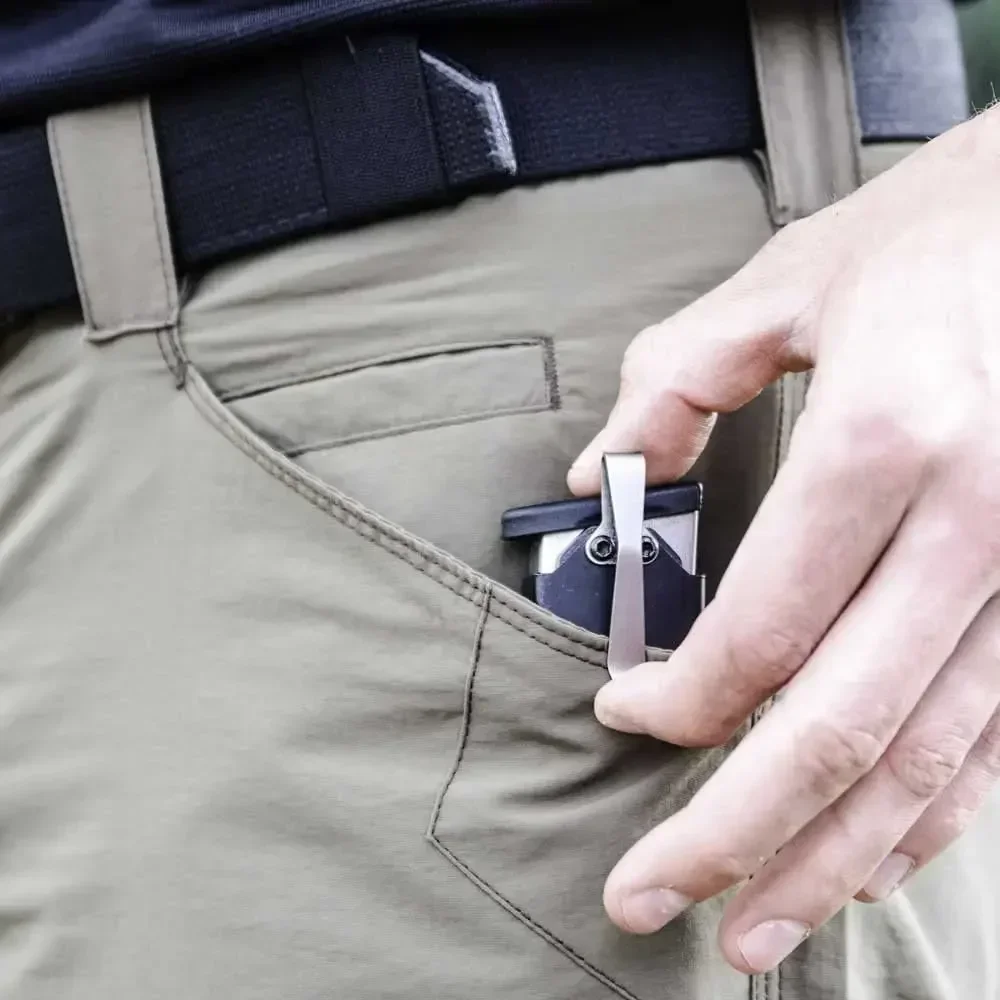 Magnetic Pocket Magazine Holder Heavy Duty Magazine Holster Standard Belt Clips for 9mm /.40 S&W Toy Gun Accessories