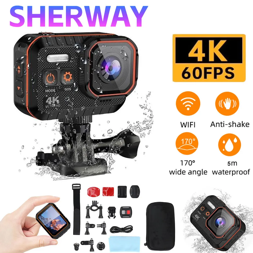 4k-60fps-mini-camera-d'action-wifi-sport-de-plein-air-anti-shake-170-°-camera-etanche-grand-angle-pour-casque-de-moto-pro-bike