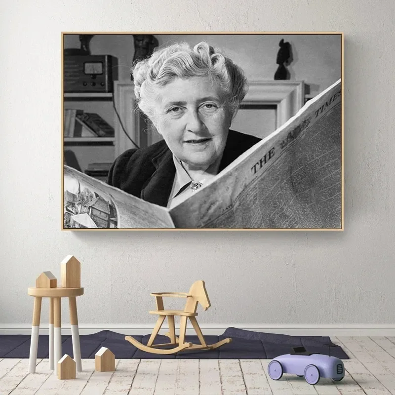 Personagem vintage agatha Christie Debbie Harry Toni Morrison pôster impressão em tela imagem de arte de parede para quarto decoração de casa presentes