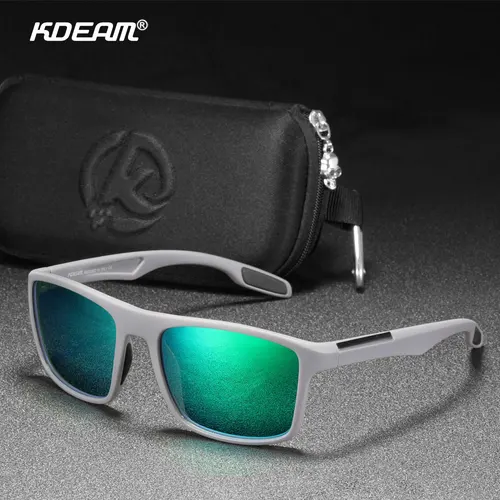 Imagen 2 del producto KDEAM-gafas de sol fotocromáticas para hombre y mujer, lentes de sol fotocromáticas con protección UV 100%, polarizadas para conducir de día y de noche