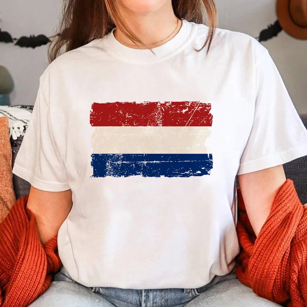 

the Netherlands Tee women graphic manga comic Tee female y2k clothing