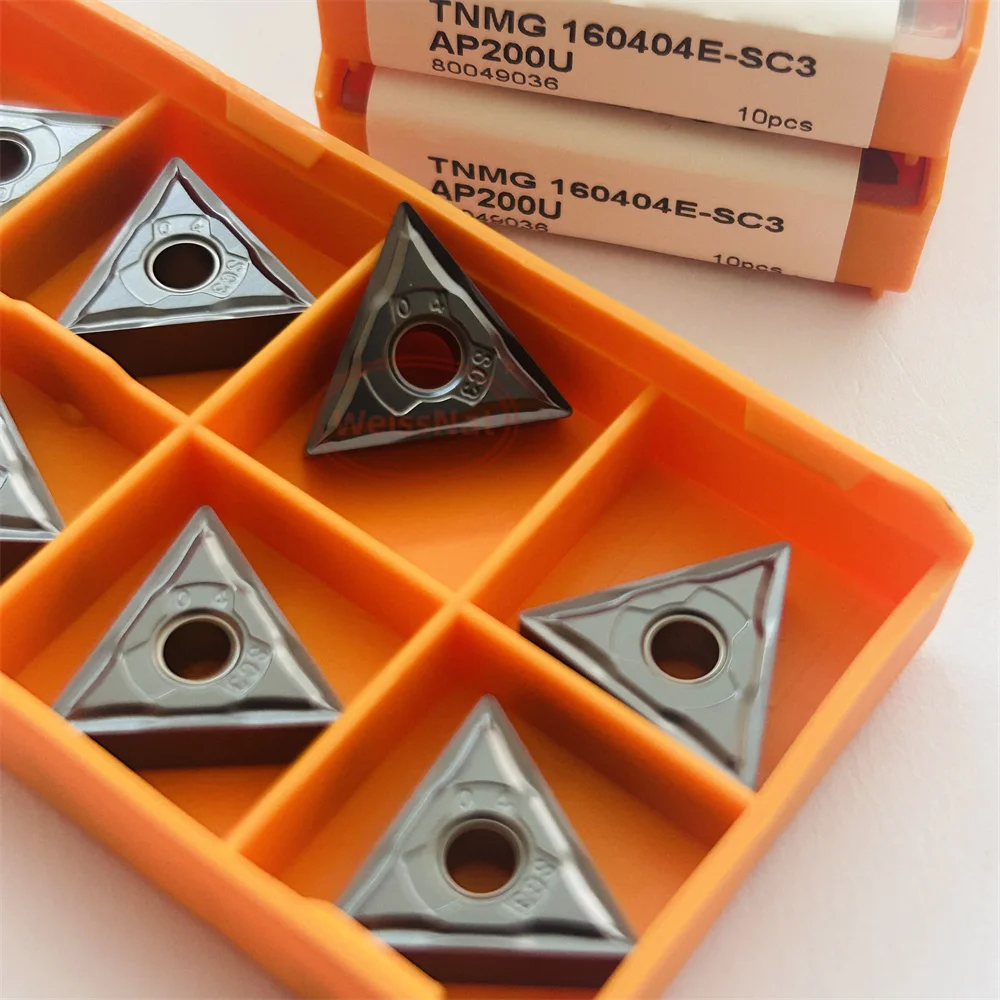 

TNMG160404E TNMG160408E TNMG160412E-PB1 PB3 SC3 PB3 AC250P AP200U AC150P AC252P Carbide Insert TNMG Inserts