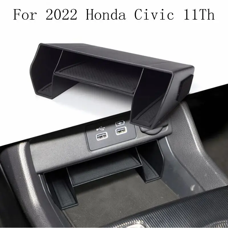 

Для 2022 Honda Civic 11 центральная консоль ABS ящик для хранения подлокотник Органайзер лоток