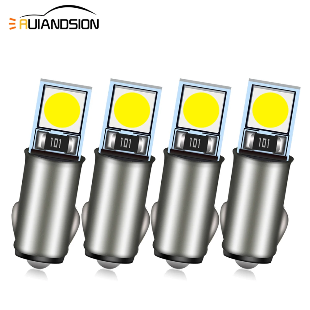 

4x BA5S 3030Chip LED Car Light Bulb LED AC/DC 12V 24V Auto Interior Side light Instrument Lamp Speed Dashboard Indicator Light