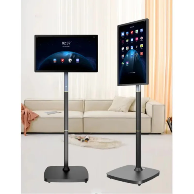 

Intelligent Tv 21.5 Inch Android 12 Wifi Touch Screen Smart Movable 64GB WIFI Touch Screen Mobile Tv for Business Work