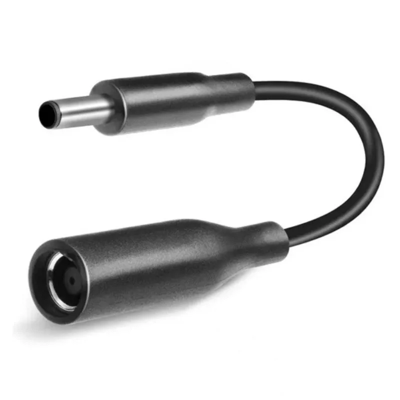 For Dell Laptop DC Power Charge Converter Adapter Cable Cord 7.4*5.0 to 4.5*3.0 mm Female Round Mouth With Needle Dropshipping