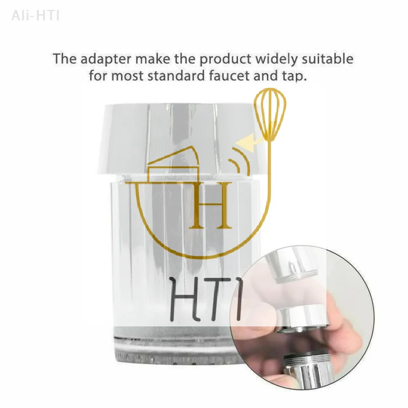 Faucet Aerator Tap Nozzle For Kitchen Bathroom 3-Color LED Sensor Faucet Temperature-Sensitive Light Water Saving Stream Light