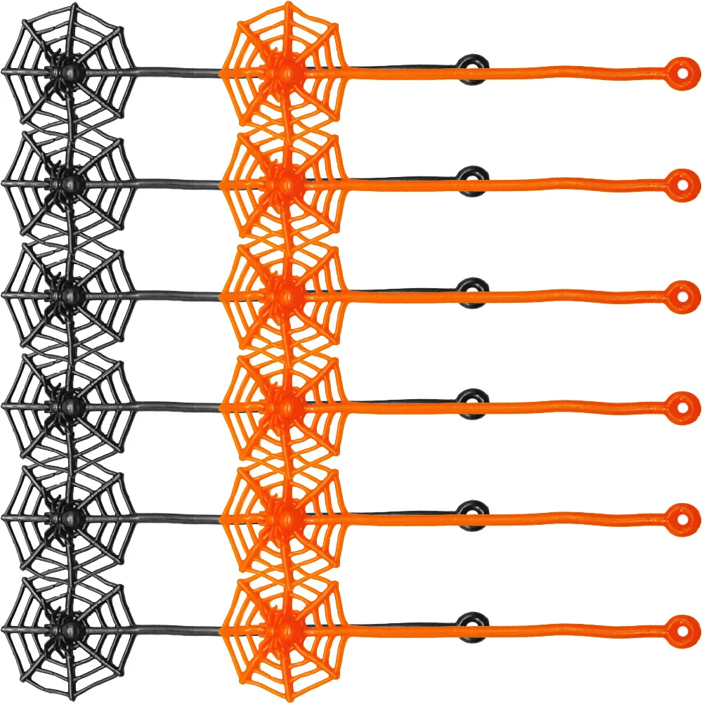 

50 шт. липкие игрушки-паутины вязкие детские забавные настенные гусеницы на Хэллоуин эластичные