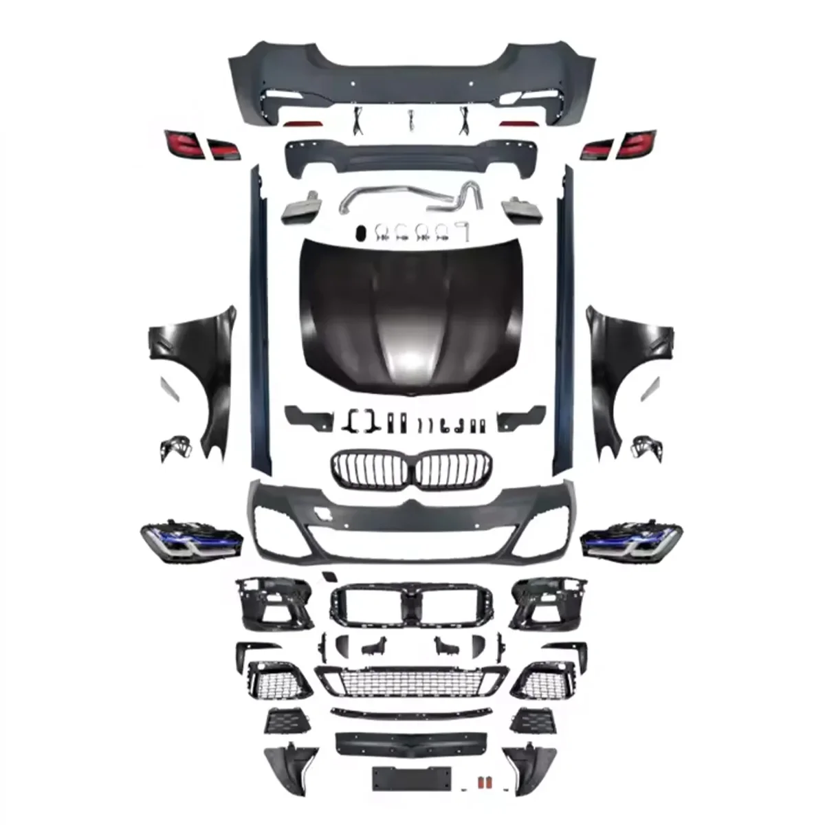 

Обвесы для BMW 5-й серии F10 Модифицированный G30 M-Tech Styl Bes Комплекты кузова Передние и задние бамперы 1:1 Дизайн Автомобильные аксессуары