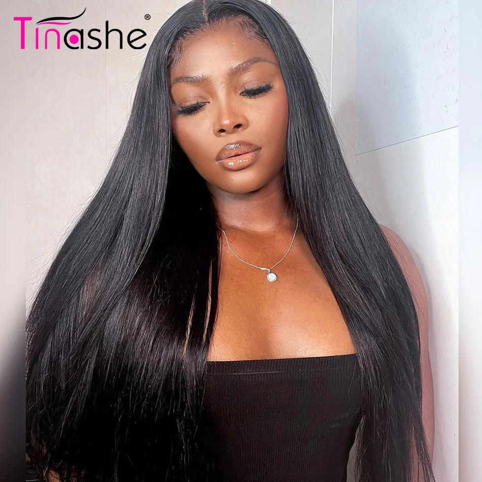 Tinashe Bone Straight Lace Front Wig Lace Front Human Hair Wigs For Women 200 250 Density HD Lace Wig 13x6 HD Lace Frontal Wig