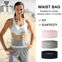 WRELS Invisible Professional Running Waist Bag Lightweight Invisible Mobile Phone Bags Portable Elastic Marathon Sports Bag