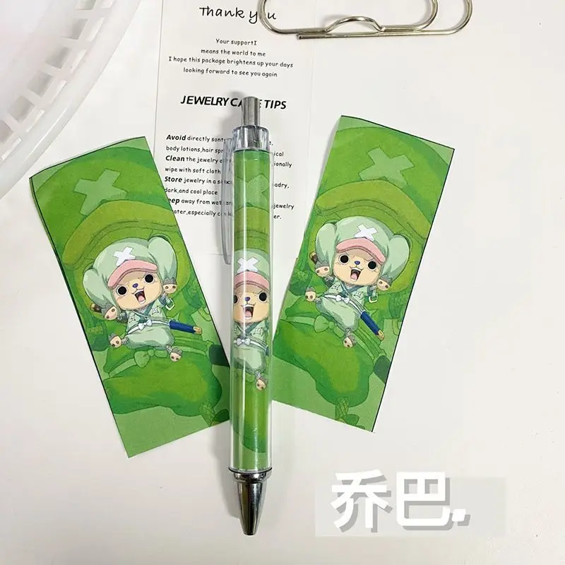 One Piece Roronoa Zoro Monkey D. Luffy Nami Kreativer Cartoon-Neutralstift Langlebiger Unterschriftenstift für Schülerprüfungen und Schreiben – Detail 3