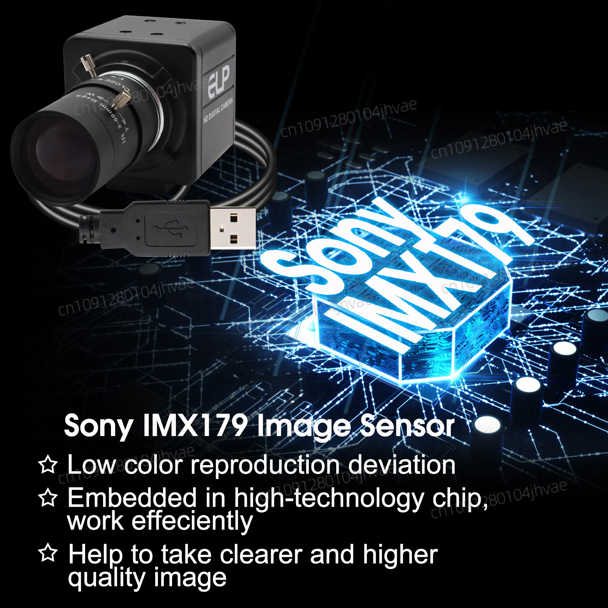 ELP 8MP كاميرا ويب سائق مجاني IMX179 عالية الوضوح 5-50 مللي متر فاريفوكال التركيز اليدوي USB كاميرا زووم لرؤية الآلة الصناعية