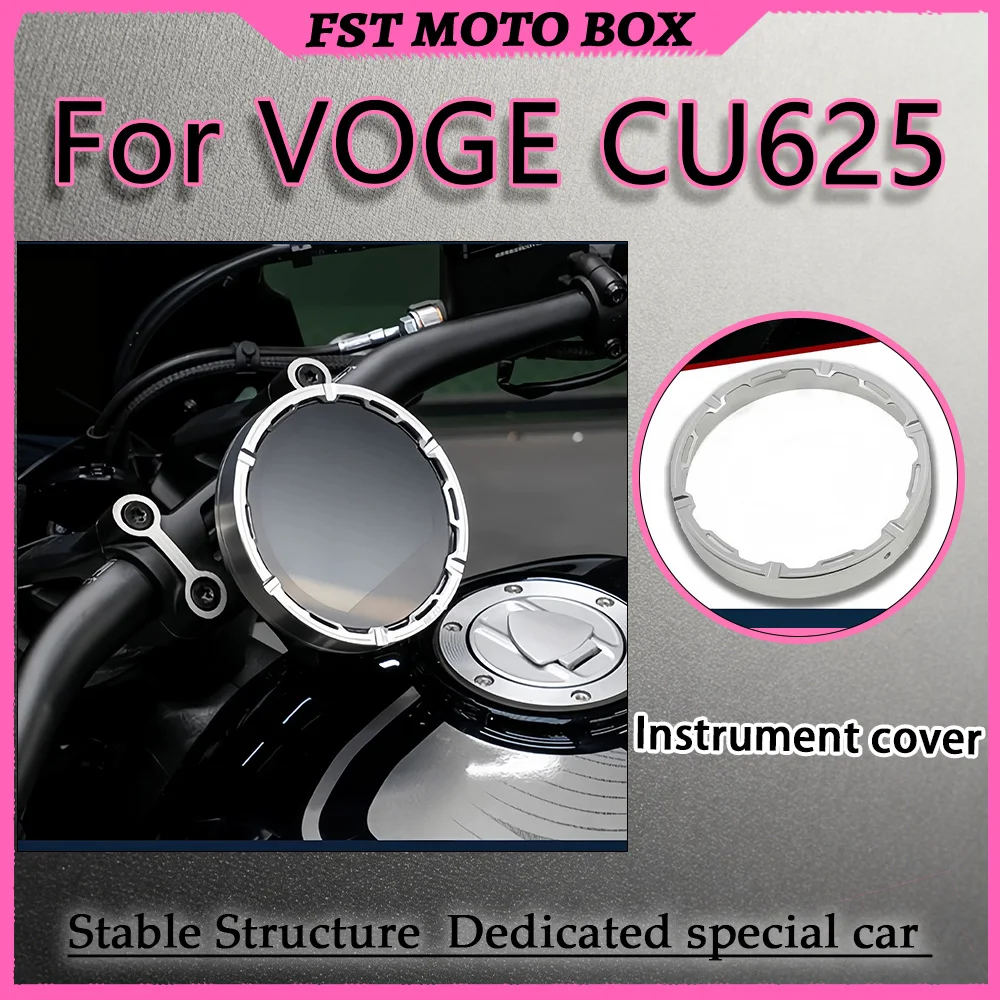 For VOGE CU625 Aluminum Alloy Dashboard Protection Cover Simple 3D Design Car Modification Accessory for Enhanced Refinement