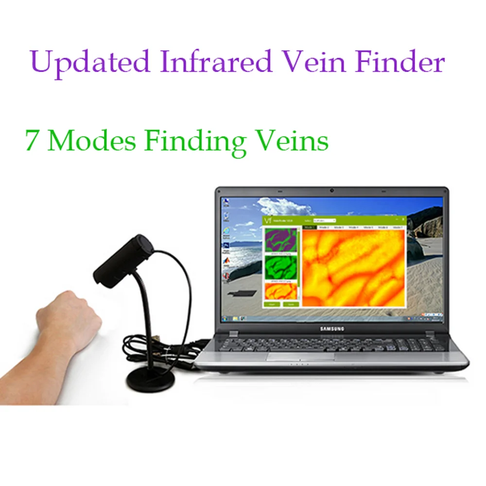 Médico Infravermelho Veia Finder para Crianças, Braço Dedo Veia Viewer, Imaging Display, IV Encontrar