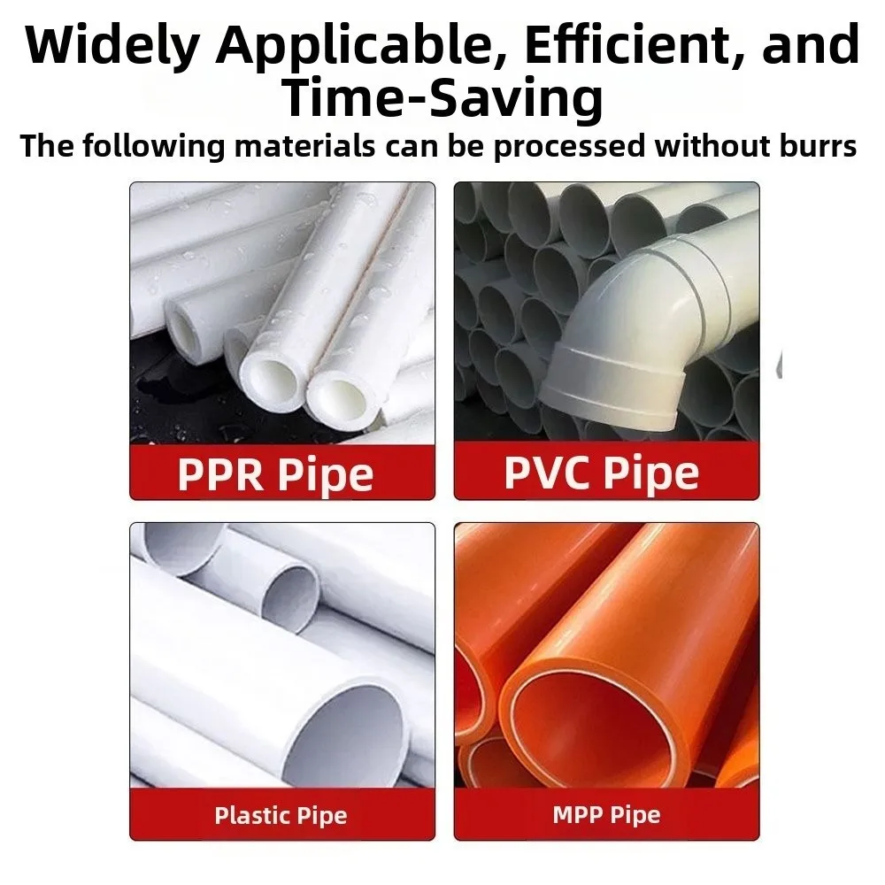 7pcs/set Complete Threading Kit PPR Pipe Threading Kit Dies Reamer Inner Hole Opener Plumbing PPR Pipe Kit
