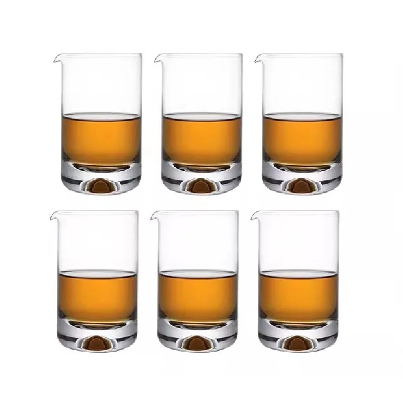 

600ml Glass Studded Cocktail Mixing Glass Bar Tool