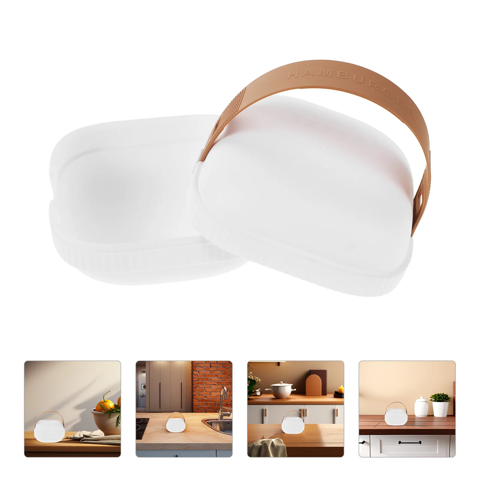 

Portable Lunch Containers Adults Kids Plastic Food Sandwich Small Storage Container Bread Box Treat Boxes Desserts