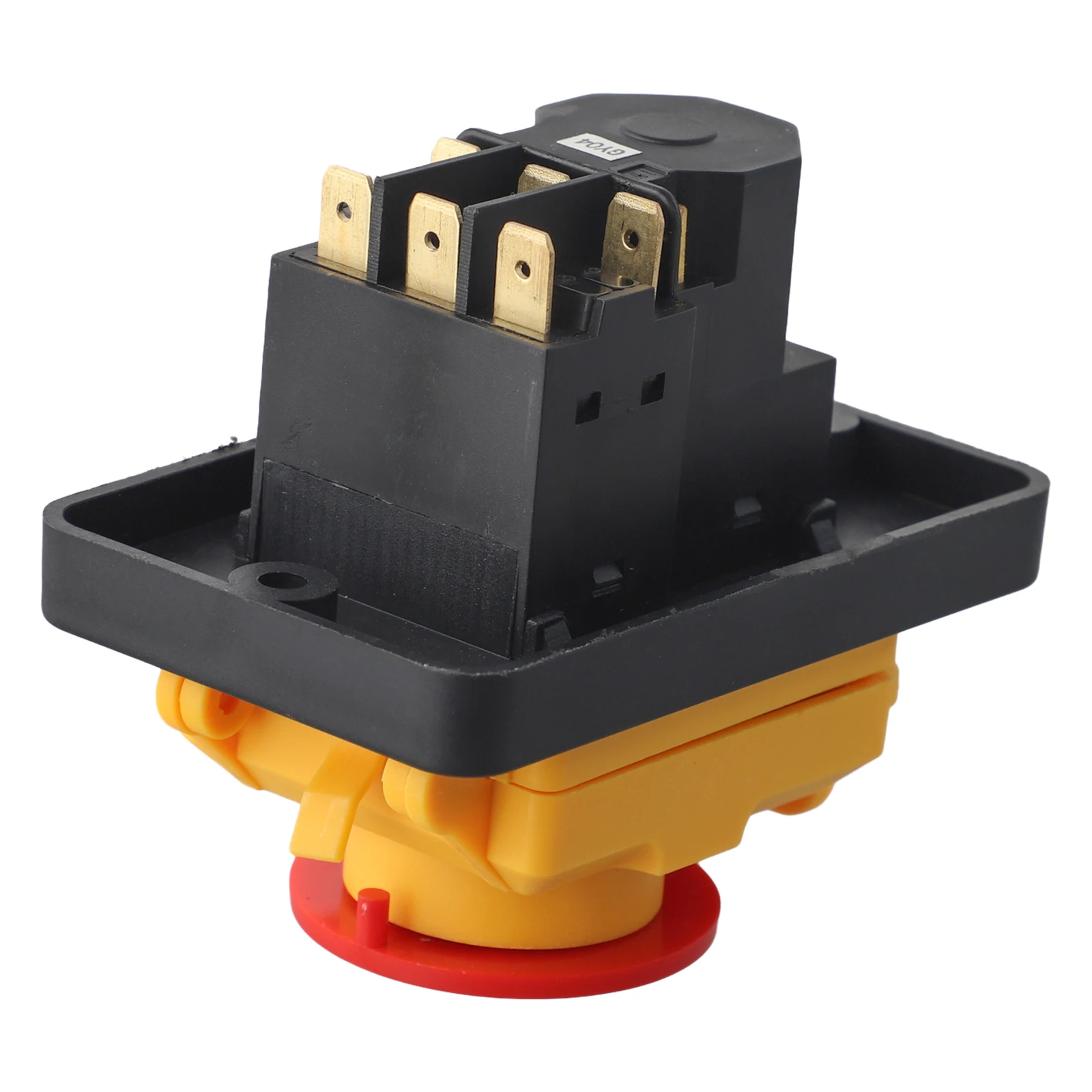 Electromagnetic Stop Function Switch Yellow KJD18 Switch Easy To Install Yellow And Black Color Compact Design 400V Voltage