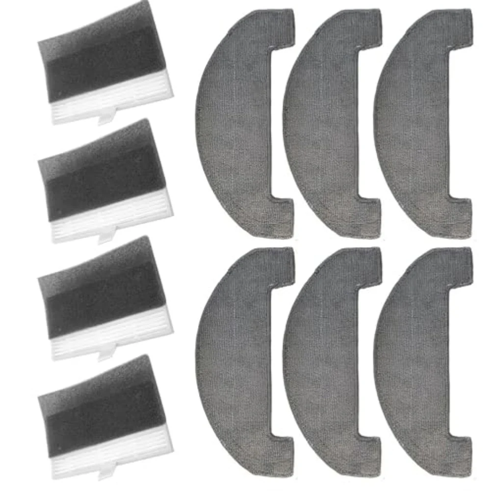 4pcs Filters With 6pcs Cleaning Cloth For Mova E20/E20 Plus Vacuum Cleaners Home Improvement Cleaning Tools Replacement Kit
