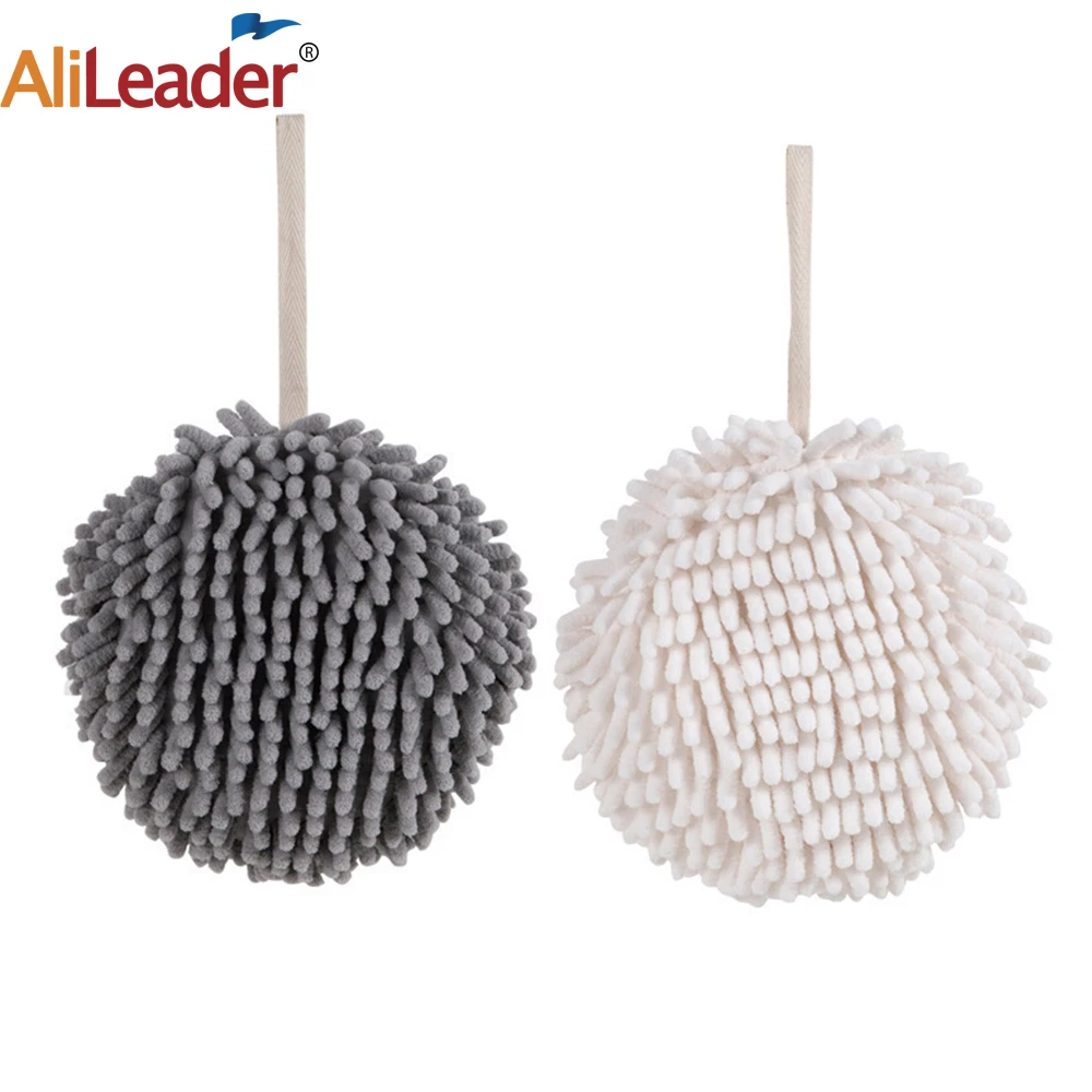 Microfiber Hand Towels Kitchen And Bathroom Super Absorbent Chenille Quick Dry Hand Towels Soft And Comfortable Hand Towel Ball