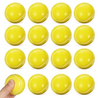 2PCS Tennis Soft Balls Sport Toy Funny Tennis Stress Ball Squeeze Tennis PU Foam For Kids For Adults Sports Toy Ball