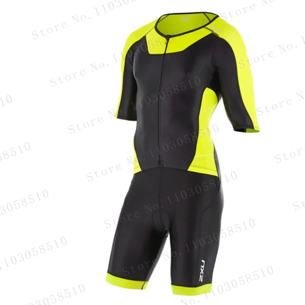 zxuful Cycling Skin Suit For Men Triathlon Professional Cycling Skinsuit High Elasticity Cycling Triathlon Jumpsuit Bike Suit