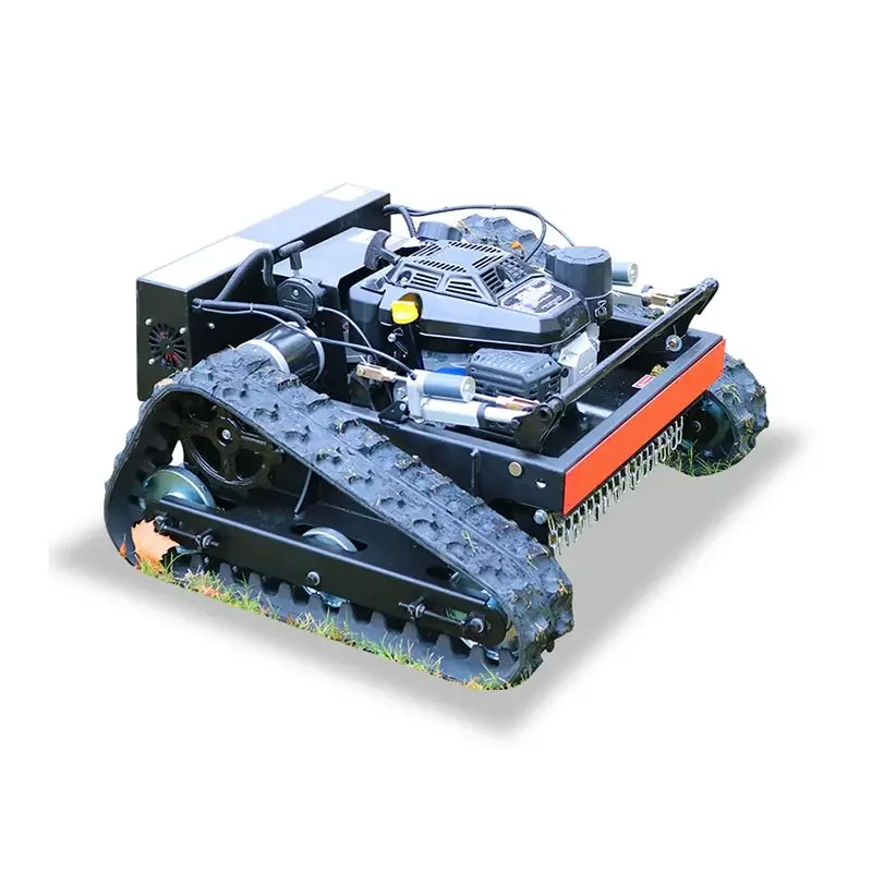 Crawler Lawn Mower Self Propelled Remote Control Garden Grass Cutting Machine Automated Lawn Mower Crawler mowing robot