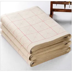 HVV Calligraphy Xuan Paper Papel Arroz Carta Di Riso 100sheets Beginner Chinese Calligraphy Rice Paper with Grids Rijstpapier