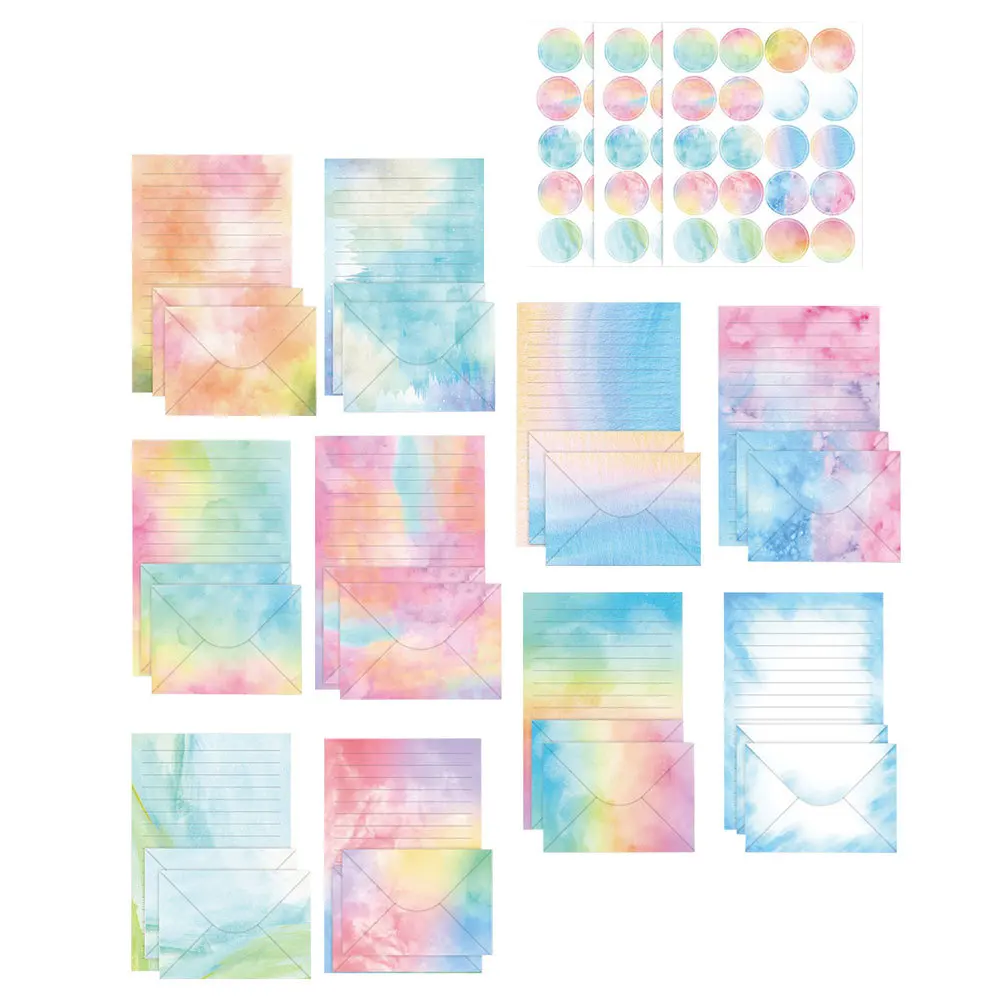

1Set Creative Letter Paper Set Sufficient Quantity for Daily Needs Impressive Greetings for Family Friends Stationery Paper Set
