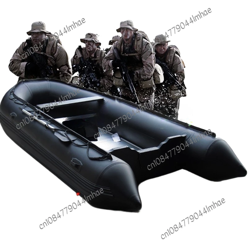 boat thickened rubber boat 2/3/4/5/6 people inflatable hard bottom fishing Rush boat kayak speedboat