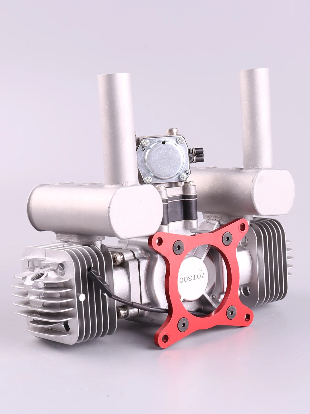 New RCGF 70cc Twin Cylinder Petrol/Gasoline Engine Dual Cylinder with Muffler/Igniton/Spark Plug for RC Model Airplane