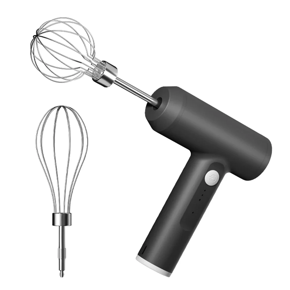 Wireless Electric Food Mixer Portable 3 Speeds Egg Beater Baking Dough Cake Cream Mixer Kitchen Tools Milk Foamer Frother