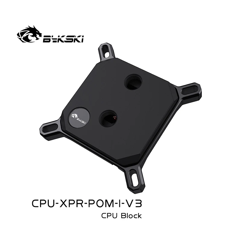 Bykski CPU-koelblok voor INTEL LGA115X 1200 1700 2011 AMD Ryzen 3/5/7 X470 X570, waterkoeler, CPU-XPR-I-V3 / CPU-XPR-M-V3.